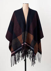 Poncho noir PALME pour femme seconde vue