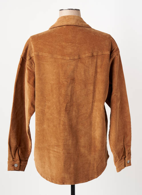 Veste casual coupe droite marron VILA femme