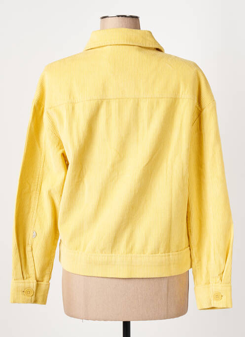 Veste casual poches jaune THINKING MU femme