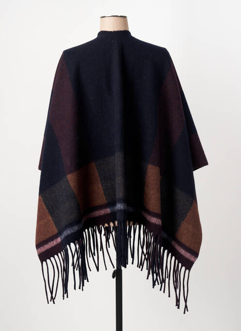 Poncho noir PALME pour femme