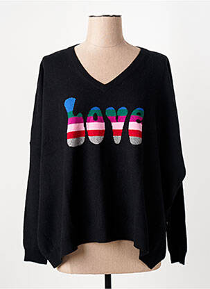 Pull noir FIVE pour femme