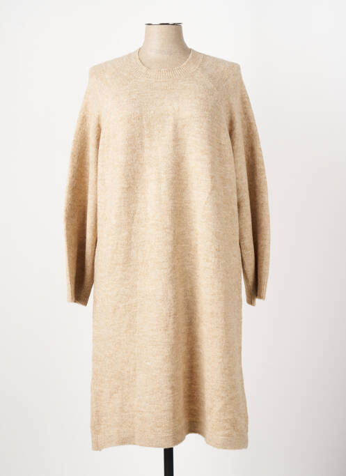 Robe mi-longue beige B.YOUNG pour femme