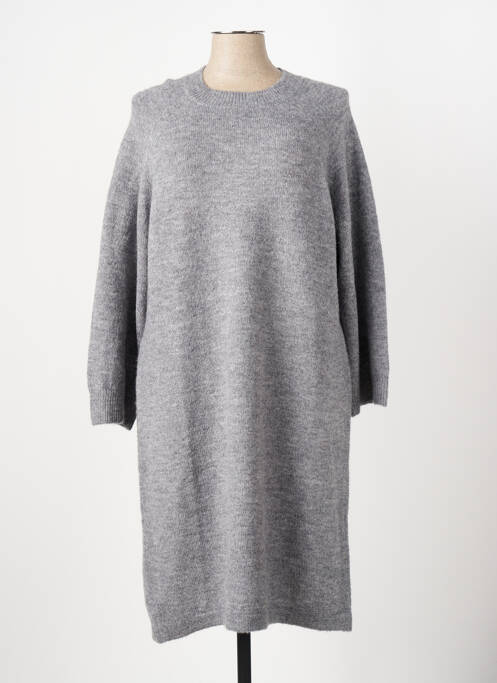 Robe mi-longue gris B.YOUNG pour femme