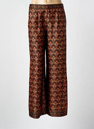 Pantalon droit stretch taille normale orange LA PETITE ETOILE femme