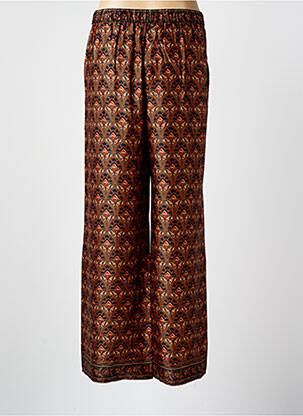 Pantalon droit stretch taille normale orange LA PETITE ETOILE femme