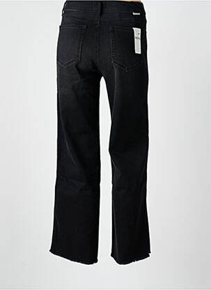 Jeans coupe droite taille haute taille haute noir FIVE femme