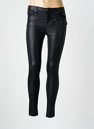 Jegging tissage enduit taille normale noir B.YOUNG femme