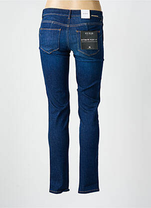 Jeans coupe slim taille basse taille basse bleu GUESS femme