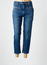 Jeans coupe slim stretch taille normale bleu FIVE femme