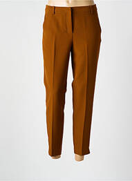 Pantalon chino taille normale taille normale jaune ICHI femme