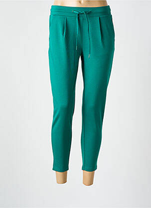Jogging taille haute taille haute vert ICHI femme