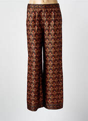 Pantalon droit orange LA PETITE ETOILE pour femme seconde vue