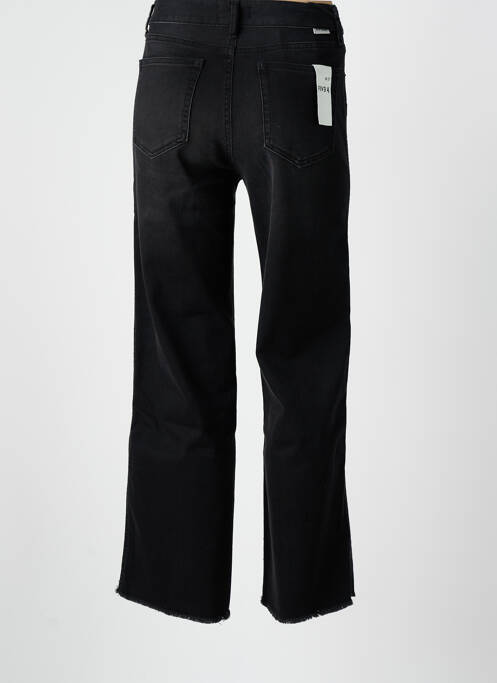 Jeans coupe droite taille haute taille haute noir FIVE femme