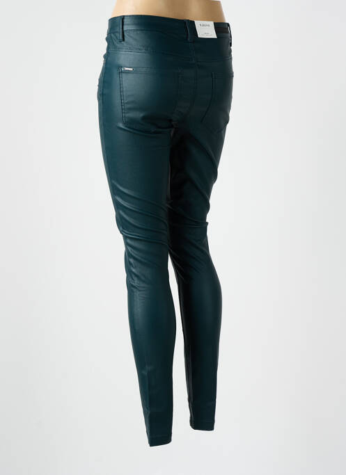Jegging tissage enduit taille normale vert B.YOUNG femme