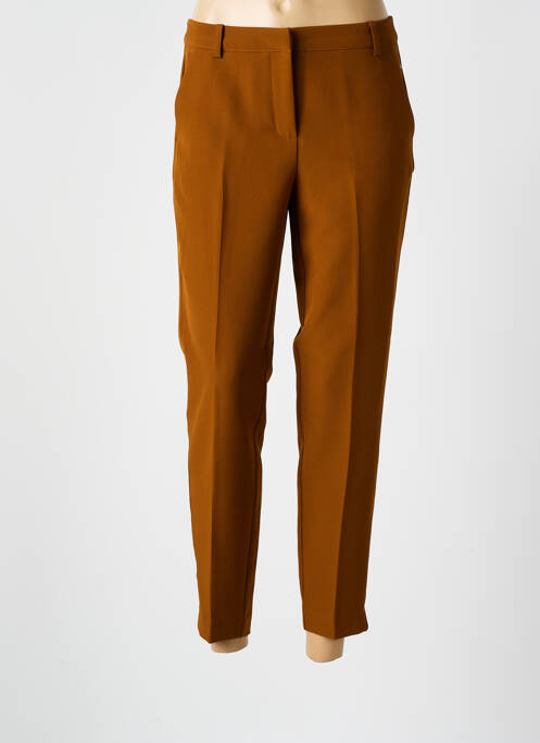 Pantalon chino jaune ICHI pour femme