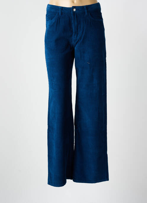Pantalon droit bleu B.YOUNG pour femme
