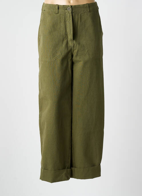 Pantalon droit vert AMERICAN VINTAGE pour femme