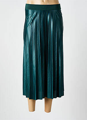 Jupe longue tissage plissé vert VILA femme