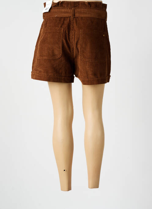 Short marron LA PETITE ETOILE pour femme
