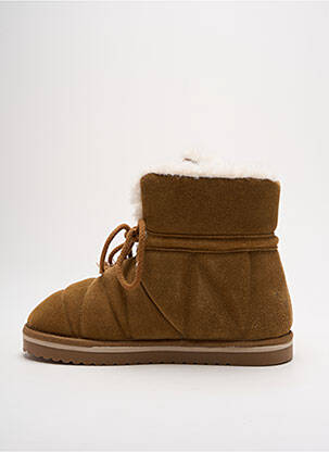 Bottines/boots fourrée talon plat jusqu'à 3cm marron ARMISTICE femme