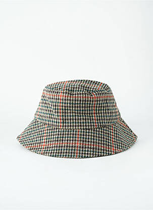 Chapeau doublure vert ICHI femme