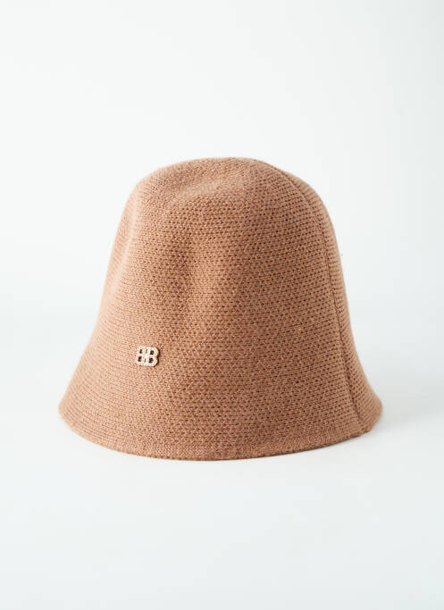 Bonnet beige PALME pour femme