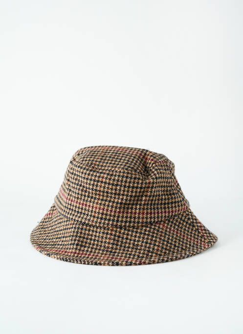 Chapeau beige ICHI pour femme