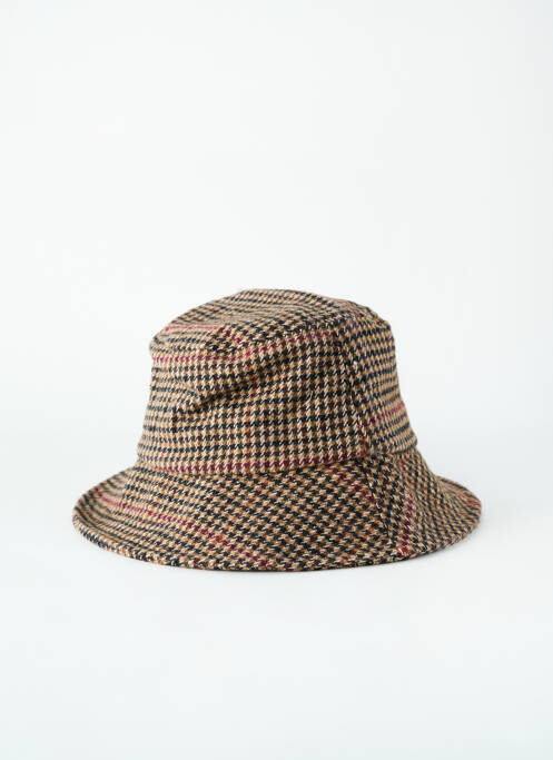 Chapeau beige ICHI pour femme
