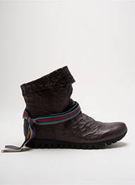 Bottines/boots matière lisse talon plat jusqu'à 3cm violet FELMINI femme