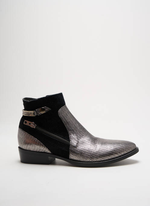Bottines/Boots argent REGARD pour femme