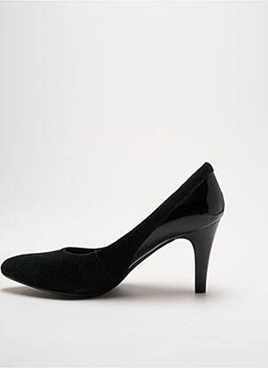 Escarpins matière lisse talon de 7 à 9cm noir KARSTON femme