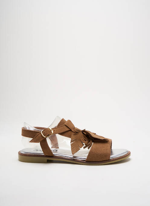 Sandales/Nu pieds marron MYMA pour femme