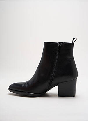 Bottines/boots matière lisse talon de 4 à 6cm noir MYMA femme