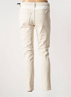 Jeans coupe slim stretch taille normale beige CURRENTE/ELLIOTT femme