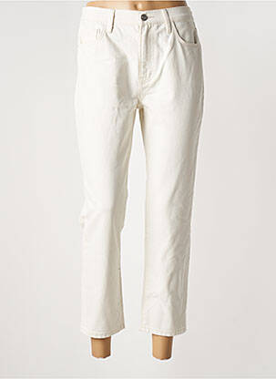 Jeans coupe slim stretch taille normale beige CURRENT ELLIOTT femme