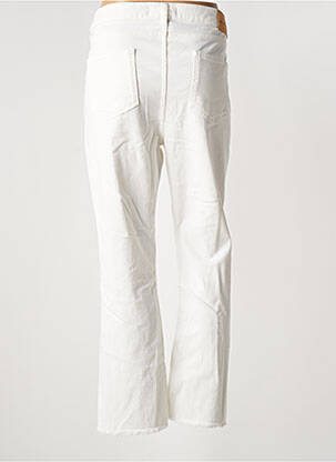 Jeans coupe droite stretch taille normale beige LA FEE MARABOUTEE femme