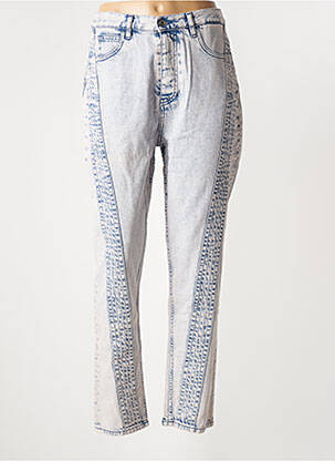 Jeans coupe droite stretch taille normale bleu IRO femme