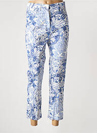 Jeans coupe slim stretch taille haute bleu KOCCA femme