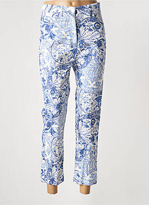Jeans coupe slim stretch taille haute bleu KOCCA femme