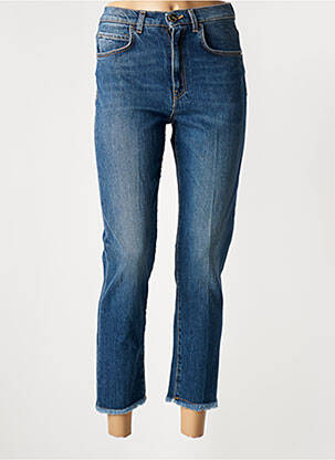 Jeans coupe slim stretch taille haute bleu KOCCA femme