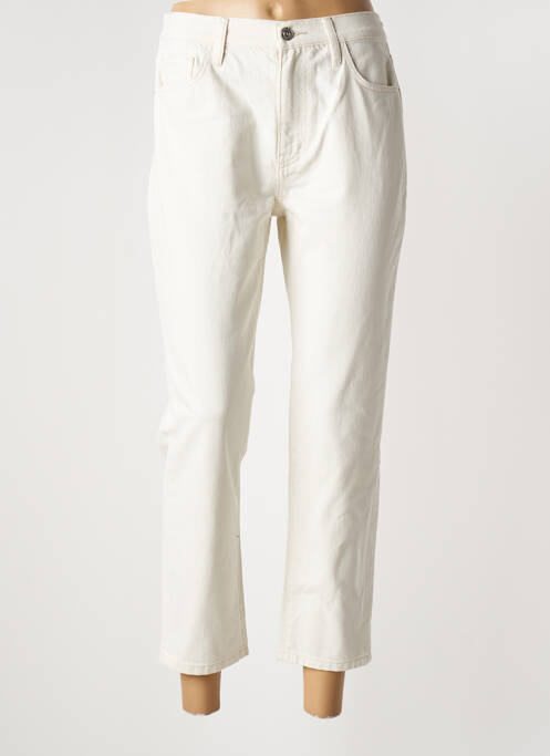 Jeans coupe slim stretch taille normale beige CURRENTE/ELLIOTT femme