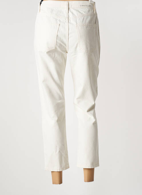 Jeans coupe slim stretch taille normale beige CURRENTE/ELLIOTT femme