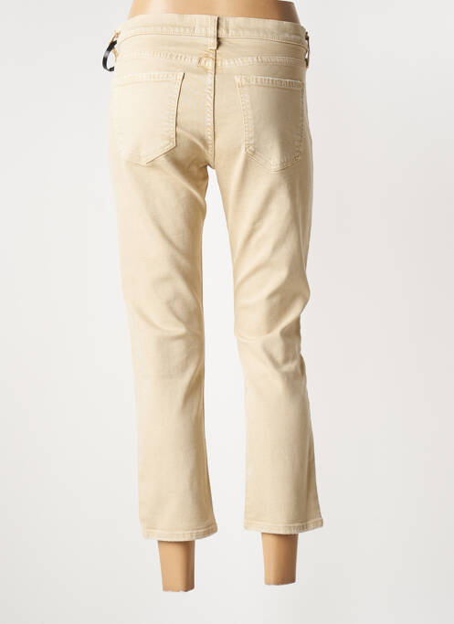 Jeans coupe slim taille basse taille basse beige CURRENTE/ELLIOTT femme