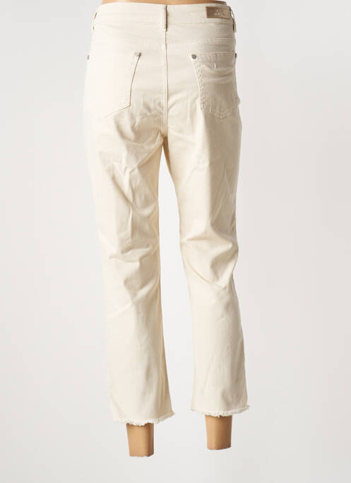 Jeans coupe slim stretch taille normale beige SIGNE NATURE femme