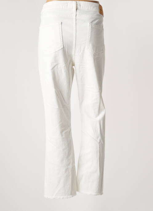 Jeans coupe droite beige LA FEE MARABOUTEE pour femme