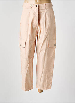 Pantalon cargo taille haute taille haute rose KOCCA femme
