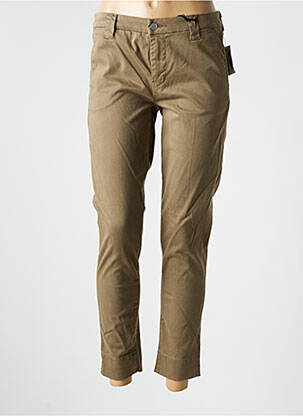 Pantalon 7/8 taille à pinces taille basse vert J BRAND femme