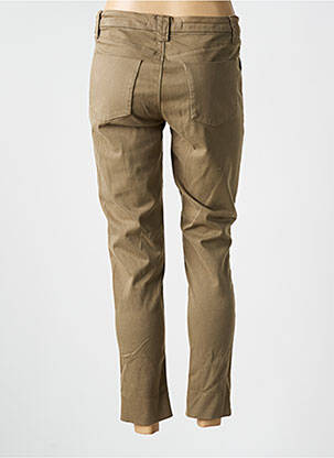 Pantalon 7/8 taille à pinces taille basse vert J BRAND femme
