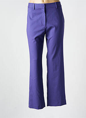 Pantalon droit tissage crêpe taille normale violet PAUL & JOE femme