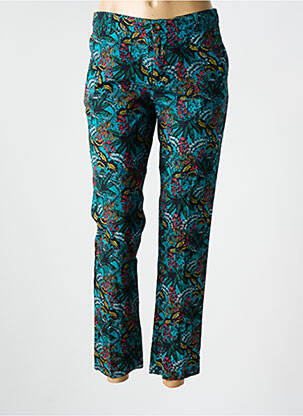 Pantalon chino taille basse taille basse bleu MKT STUDIO femme